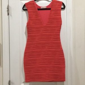 Millau peach pink mini dress